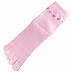 Pack de 2 Paires Chaussettes à doigts Femme T.U.