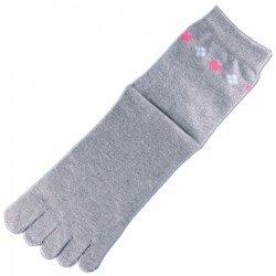 Pack de 2 Paires Chaussettes à doigts Femme T.U.