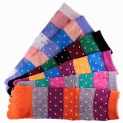 Pack de 6 Paires Chaussettes à doigts Mixte T.U.