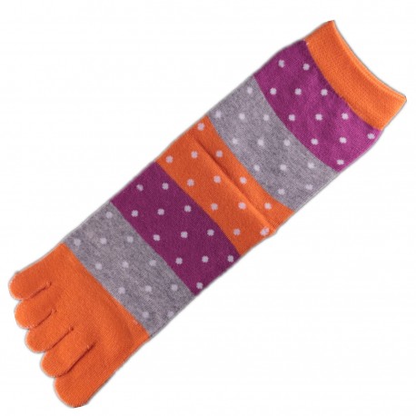 Pack de 2 Paires Chaussettes à doigts Mixte