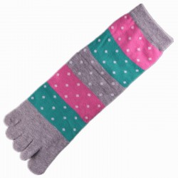 Pack de 2 Paires Chaussettes à doigts Mixte T.U.