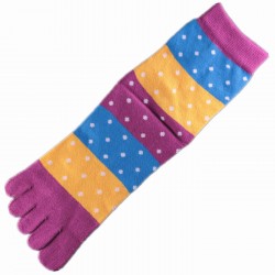 Pack de 2 Paires Chaussettes à doigts Mixte T.U.