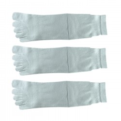 Pack de 3 Paires Chaussettes à doigts Gris T.U. Mixte