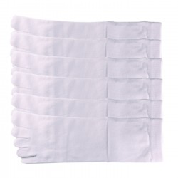Pack de 6 Paires Chaussettes à doigts Blanc T.U. Mixte
