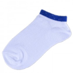 Pack de 6 Paires Socquettes Blanc/Bleu Garçon