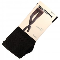 Pack de 2 Collants Confort Effet Bas 90DEN Noir