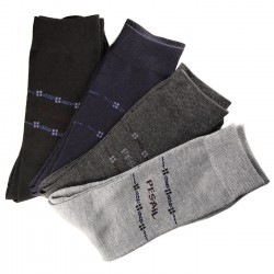 Pack de 12 Paires Chaussettes Assorties Homme Classique Coton