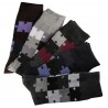 Pack de 12 Paires Chaussettes Assorties Homme Puzzle Coton