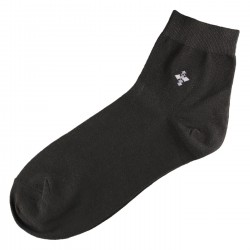 Pack de 2 Paires Chaussettes Homme Classique Coton Noir