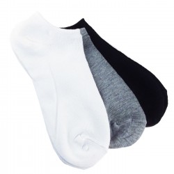 Pack de 3 Paires Socquettes Femme Coton