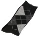 Chaussettes Femme Coton Ecossais Noir