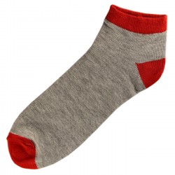 Pack de 3 Paires Socquettes Coton Homme T.U. Rouge