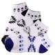 Pack de 12 Paires Socquettes Assorties Coton Homme T.U.