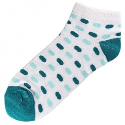 Pack de 3 Paires Socquettes Coton Ovale Femme T.U. Vert