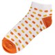 Socquettes Coton Ovale Femme T.U. Orange