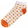 Socquettes Coton Ovale Femme T.U. Orange