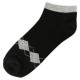 Socquettes Coton Ecossais Mixte T.U. Noir