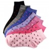 Pack de 7 Paires Chaussettes Assorties Coton Coeur Femme T.U.