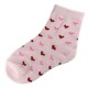 Pack de 6 Paires Chaussettes Assorties Fille Coton Motifs Petits Coeurs