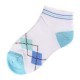 Pack de 6 Paires Chaussettes Assorties Fille Coton Motifs Ecossais