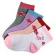 Pack de 4 Paires Chaussettes Assorties Fille Coton Motifs Fleurs