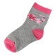 Pack de 4 Paires Chaussettes Assorties Fille Coton Motifs Fleurs