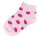 Pack de 12 Paires Chaussettes Assorties Fille Coton Motifs Petits Pois