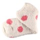 Pack de 3 Paires Chaussettes Chaudes Polaire Motif à Pois