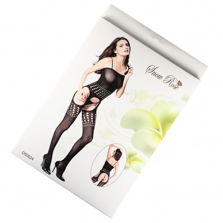 Body Collant Ouvert Porte-jarretelles SEXY T.U.