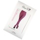 Collant Fantaisie Rayée Noir et Fuschia T.U.