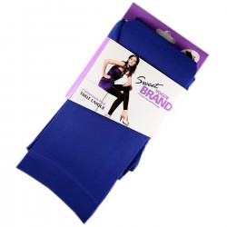 Legging Opaque Coloré 60DEN Bleu Royal Color Block