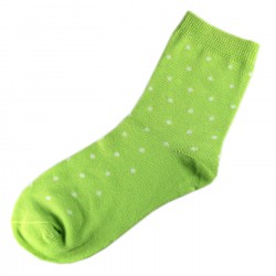 Pack de 3 Paires Chaussettes Petit Pois Femme T.U. Vert