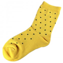 Pack de 3 Paires Chaussettes Petit Pois Femme T.U. Jaune