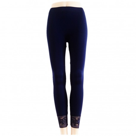 Leggings Opaque BLEU MARINE