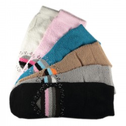 Pack de 6 Paires Chaussettes Chaudes Motif Cœur T.U.