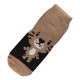 Pack de 6 Paires Chaussettes Chaudes Motif Dessin Animé T.U.