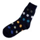 Pack de 6 Paires Chaussettes Chaudes Mixte Motif Petit Pois T.U.