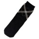 Pack de 4 Paires Chaussettes Chaudes Assorties Polaire Motif Ecossais T.U.