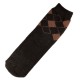 Pack de 4 Paires Chaussettes Chaudes Assorties Polaire Motif Ecossais T.U.