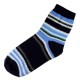 Pack de 4 Paires Chaussettes Chaudes Assorties Polaire Motif Rayée T.U.