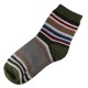 Pack de 4 Paires Chaussettes Chaudes Assorties Polaire Motif Rayée T.U.