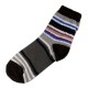 Pack de 4 Paires Chaussettes Chaudes Assorties Polaire Motif Rayée T.U.