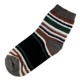 Pack de 4 Paires Chaussettes Chaudes Assorties Polaire Motif Rayée T.U.