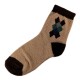 Pack de 3 Paires Chaussettes Chaudes Assorties Polaire Motif Losange T.U.