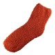 Pack de 2 Paires Chaussettes Chaudes Polaires T.U. Orange brûlée