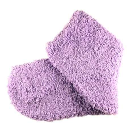 Pack de 2 Paires Chaussettes Chaudes Polaires T.U. Mauve