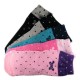 Pack de 5 Paires Chaussettes Chaudes Motif Papillon et Petit Pois T.U.