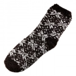 Pack de 2 Paires Chaussettes Chaudes Polaire Mixte Motif Nordique T.U.