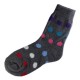 Pack de 6 Paires Chaussettes Chaudes Mixte Motif Petit Pois T.U.