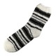 Pack de 4 Paires Chaussettes Chaudes Assorties Polaire Motif Rayée T.U.